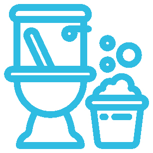TIPP TOPP Sportanlagenreinigung: Reinigung des Eingangsbereichs, der Hallenböden und der Sanitäranlagen von Turn- und Sporthallen. Auffüllen der Hygieneartikel und Leeren der Mülleimer.